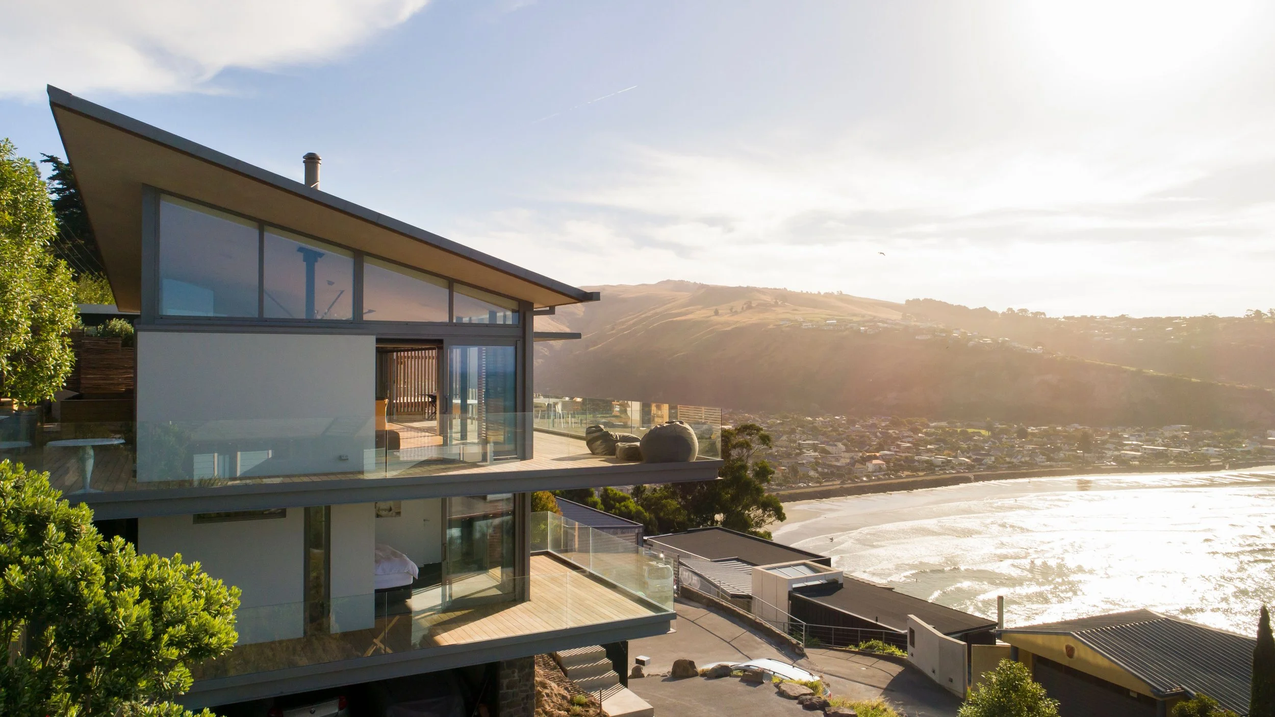 Red Rock House | Three-Level Coastal Residence by Christchurch